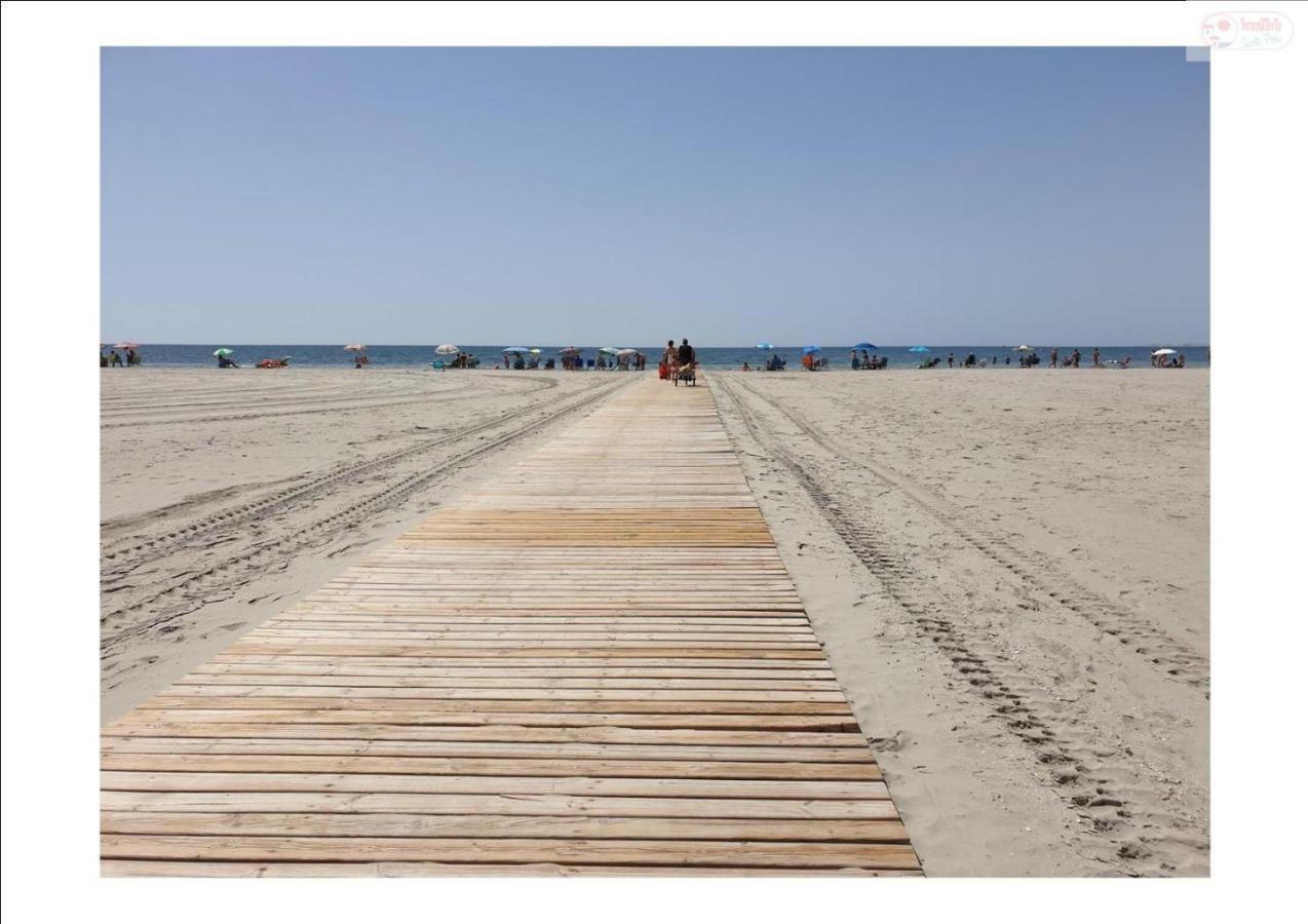 Apartamento Santa Pola, En Playa Del Tamarit Con Piscina. 外观 照片