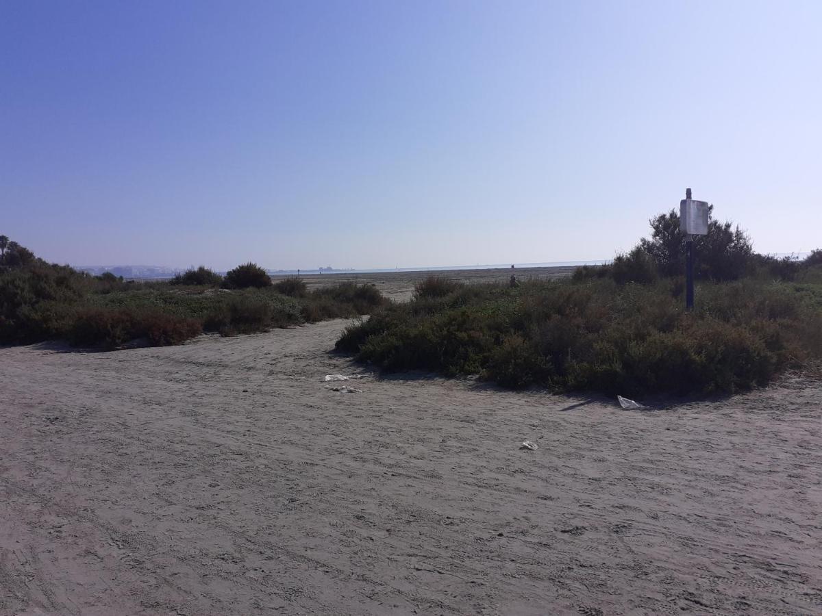 Apartamento Santa Pola, En Playa Del Tamarit Con Piscina. 外观 照片