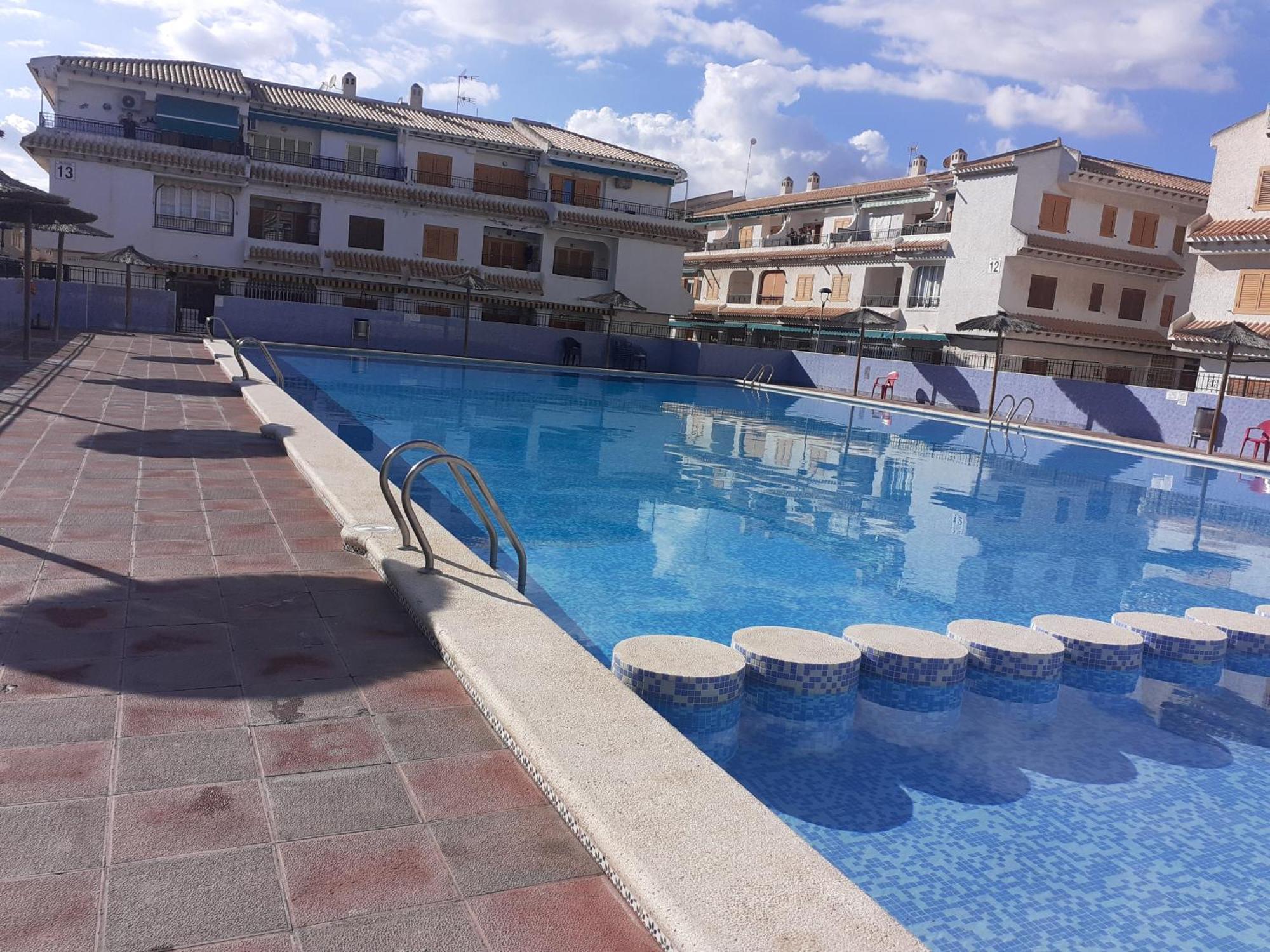Apartamento Santa Pola, En Playa Del Tamarit Con Piscina. 外观 照片